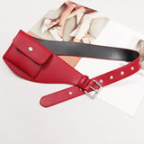KYLETHOMASW  -  Korean Ins Niche Design Waist Bag Suede Belt Fashionable and Casual Waist Packs