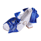 KYLETHOMASW  -  Lolita Elegant Heavywork Gorgeous Bridal High Heel Shoes New Ribbon Hymn Lolita Shoes lo Shoes