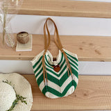 KYLETHOMASW  -  Hollow Knitted Women's Korean Shoulder Bag High Quality Vacation Beach Woven Tote Shopper Bag for Lady New Female Handbags