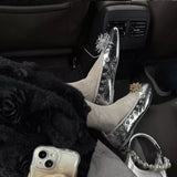 KYLETHOMASW  -  Exclusive design round-head rivet low-cut single shoe for women, new style, casual flat ballet shoes