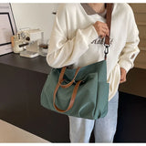 KYLETHOMASW  -  Women's Multi-Pocket Handheld Tote Bag, Simple And Fashionable Shoulder Crossbody Bag, Lightweight And Foldable Shoulder Bag