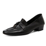 KYLETHOMASW  -  Classicial British Style Women's Loafers 2025 Autumn New Trendy Casual Office Work Shoes Retro Solid Color Soft Soled Lady Pumps