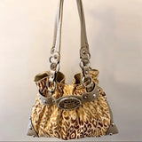 KYLETHOMASW  -  Y2k Retro Rivet Crown Metal Badge Shoulder Bag Stylish Simple Large Capacity Tote Bag Autumn Winter Elegant Women's Handbag New