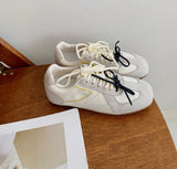 KYLETHOMASW  -  Retro Concise Round Toe Women Shoes 2025 Spring New Korean Hot Style Casual Comfortable Soft Sneakers Elegant Ladies Shoes