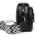 KYLETHOMASW  -  Women Crossbody Bag Casual Leather Shoulder Handbag Solid Travel Purse Vintage Adjustable Shoulder Straps Tote Bag Clutch Purse