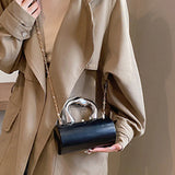 KYLETHOMASW  -  Women Handbag Bag Metal Handles Wallet Shoulder Bag Large Capacity Party Clutches Vintage Style Everyday Shoulder Bag Daily Bag