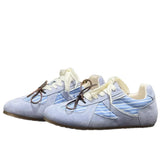 KYLETHOMASW  -  Retro Concise Round Toe Women Shoes 2025 Spring New Korean Hot Style Casual Comfortable Soft Sneakers Elegant Ladies Shoes