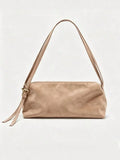 KYLETHOMASW  -  High Quality Small Zipper Chic Lady Hand Bags Design Suede Vintage Luxury Handbag for Women