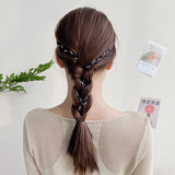 Kylethomasw Solid Color Hair Dye Twist Hair Band Female Korean Sports Style Headband Joker Boxing Braid Fashion Girls Hair Accessories