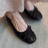 KYLETHOMASW  -  Comfort Walking Shoes Women Ballet Flats Handmade Soft Leather Mary Jane Flat Bottom Shoes Retro Casual Daily Loafers Footwear