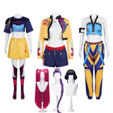 KYLETHOMASW  -  Mira Zoey Rumi Cosplay Costume Wig Women Suit Halloween Carnival Party Comic-con Role Playing Outfit