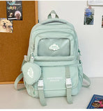 KYLETHOMASW  -  Ita Bag 2025 Autumn New High-capacity Canvas School Bag Popular Display Rucksack Preppy Style Solid Teenage Girls Bolsa Сумка