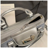 KYLETHOMASW  -  Portable Boston Bag Women's 2025 New Summer Shoulder Crossbody Bag High-End Niche Casual Pillow Bag