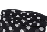 KYLETHOMASW  -  Women Vintage Black White Polka Dot Strapless Tube Top Back Tie Slim Pure Y2K Camisole For Inner Outer Wear