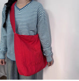 KYLETHOMASW  -  Men and Women Streetwear Travel Crossbody Bags Korean Letter Embroidery Y2k Handbags Trendy Casual All Match Shoulder Bag Women