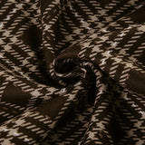 KYLETHOMASW  -  autumn and winter retro plaid contrasting high waisted irregular skirt, slimming half length skirt