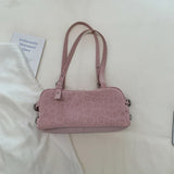 KYLETHOMASW  -  Women Small PU Leather Boston Shoulder Bag Casual Daily Travel Underarm Bags New Trend Fashion Handbags and Purses