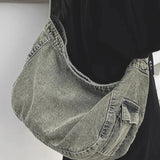 KYLETHOMASW  -  Japanese Vintage Denim Women's Handbags High-capacity Streetwear Casual Shoulder Bag All Match Y2k Aesthetic Ins Crossbody Bags
