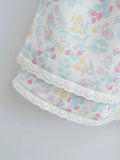 KYLETHOMASW  -  Babydoll design straps adjustable dress women eyelet lace underwire cups summer dress floral print ladies dress