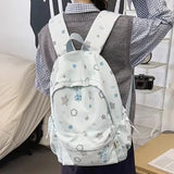 KYLETHOMASW  -  Fashion Kawaii Y2k Backpack Preppy Cute Star Print Girls Schoolbags High-capacity Outdoor Travel Backpacks for Women Students