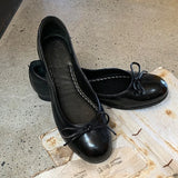 KYLETHOMASW  -  New Spring  Autumn Concise Fashion Flat Shoes Women Shallow Comfort Retro Bowknot Elegant Ballet Flats Women Zapatos De Mujer