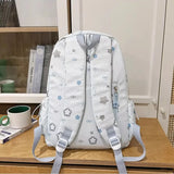 KYLETHOMASW  -  Fashion Kawaii Y2k Backpack Preppy Cute Star Print Girls Schoolbags High-capacity Outdoor Travel Backpacks for Women Students