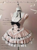 KYLETHOMASW  -  Summer Y2k Woman Dress Lolita Female Lace Vintage Fairy Elegant Sweet Dress Kawaii Mini Dresses Birthday Party Chic Outfits