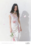 KYLETHOMASW  -  French Style Sleeveless Slimming Printed Vintage Dress for Women Summer Square Neck Elegant Luxury A-line Long Dress