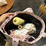 KYLETHOMASW  -  Korean New INS Large Capacity Tote Polka Dot Bags Women's One Shoulder Versatile Commuter Bag