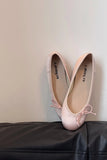 KYLETHOMASW  -  Side Bow Ballet Flats for Women Early Spring New Versatile Mary Jane Shoes That Make Feet Look Smaller