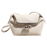 KYLETHOMASW  -  Women's Small PU Leather Clasp Crossbody Bag Retro Daily Dating Party Shoulder Bags New Trend Solid Handbags and Purses