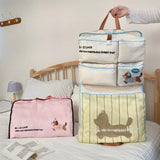 KYLETHOMASW  -  Large Capacity Travel Storage Bag Divided Storage Hanging Luggage Organizing Bag Space Saving Moisture-proof Handheld Sorage Bag