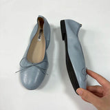 KYLETHOMASW  -  Women Flat With Shoes Soft Casual Female Designer Ballet Flats Dancing Summer Spring Round Toe Dress Ladies Slip On Shoes