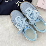 KYLETHOMASW  -  Vintage-style sneakers for women, new style white sneakers, trendy women's sneakers for students, casual sneakers, board shoes