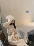 KYLETHOMASW  -  Women Sweet Fluffy Casual Shoulder Bag Korean Y2k Aesthetic Chic Fashion Handbags Trendy All Match Kawaii Crossbody Bags Female