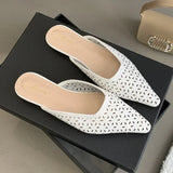 Kylethomasw Summer Hollow Flat Women's Slippers Comfortable Soft Bottom Non-slip Casual Fashion Sandals Women Pantuflas Mujer