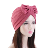 Kylethomasw New Removable Event Bow Muslim Turban Islamic Inner Hijab Caps Elastic Beanies Hat Indian Woman Wrap Head Hijab Caps for African