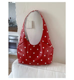 KYLETHOMASW  -  Luxury Design Y2k Aesthetic Office Lady Shoulder Bags Elegant All Match Dots Women's Handbags Korean Chic Fashion Underarm Bag