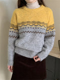 KYLETHOMASW  -  Warm Vintage Sweaters Women Loose Chic Casual 2025 New Office Lady Soft Elegant Daily OL Winter Knitted Pullovers