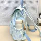 KYLETHOMASW  -  Women Small Nylon Cartoon Print Drawstring Backpack Casual Cute Flap Daypack for School & Daily Use New Trend Backpacks