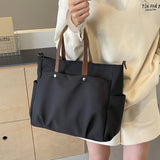 KYLETHOMASW  -  Women's Multi-Pocket Handheld Tote Bag, Simple And Fashionable Shoulder Crossbody Bag, Lightweight And Foldable Shoulder Bag