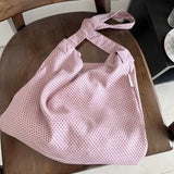 KYLETHOMASW  -  Korean Corduroy Shoulder Bags Niche Versatile Large Capacity Canvas Bag for Women