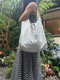 KYLETHOMASW  -  Polka Dot Knot Tote bags for Woman Large Capaci Handbag Commuter Bolsos Mujer New Casual Sac Femme Underarm Bolsas Canvas Bolso