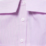 KYLETHOMASW  -  women's strapless striped top button backless decoration for spring and summer casual women's wear