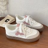 KYLETHOMASW  -  Spring Summer Thick Bottom Training Shoes New Retro Mixed Color Students Sneakers Casual Concise Soft Soled Sports Shoes