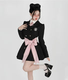 KYLETHOMASW  - School American Style College Style Japanese Upscale Pink Bow Waist Closure Suit Skirt Spring/summer Dress Short Style