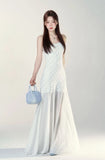 KYLETHOMASW  -  Summer 2PCS Sexy Spaghetti Strap Print Dress for Women Korean Fashion Slim Fit and Slimming Temperament Elegant Long Dress