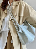 KYLETHOMASW  -  New Women Niche Design Casual Denim Fabric Bags Large Capacity Single Shoulder Tote Bag
