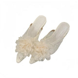 KYLETHOMASW  -  Low Shoes Cotton Fabric PU Rome Hoof Heels Rubber Low Shoes Cotton Fabric Rome Hoof Heels Rubber