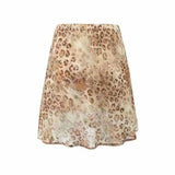 KYLETHOMASW  -  Summer High Waist Leopard Print Polka Dot A-shaped Skirt Ruffle Edge Skirt